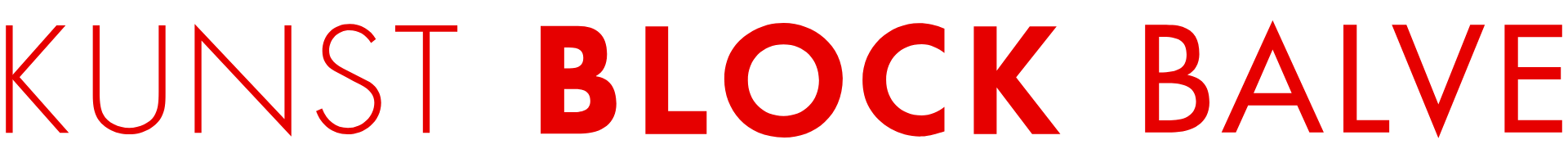 KUNST BLOCK BALVE Logo